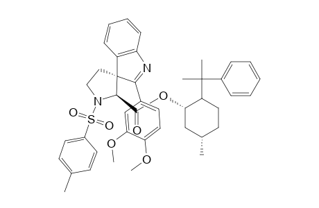 Spiro[3H-indole-3,3'-pyrrolidine]-2'-carboxylic acid, 2-(3,4-dimethoxyphenyl)-1'-[(4-methylphenyl)sulfonyl]-, 5-methyl-2-(1-methyl-1-phenylethyl)cyclohexyl ester, [1S-[1.alpha.(2'R*,3'S*),2.beta.,5.alpha.]]-
