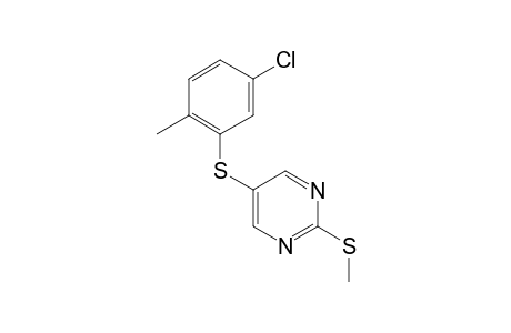 5-[(5-chloro-o-tolyl)thio]-2-(methylthio)pyrimidine