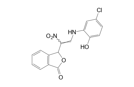 3-[2-(5-CHLORO-2-HYDROXYANILINO)-1-NITROVINYL]PHTHALIDE