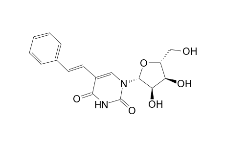 Uridine, 5-(2-phenylethenyl)-, (E)-