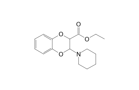 Ethyl 3-piperidino-2,3-dihydro-1,4-benzodioxin-2-carboxylate