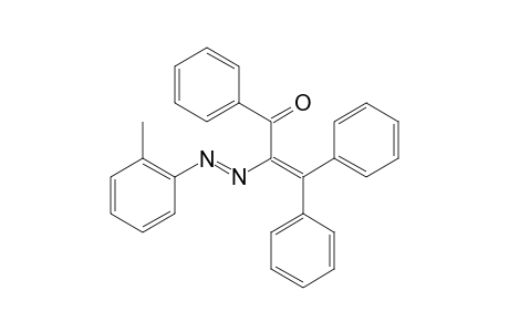 3,3-diphenyl-2-(o-tolylazo)acrylophenone