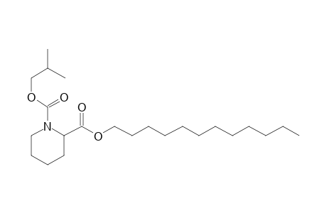 Pipecolic acid, N-isobutoxycarbonyl-, dodecyl ester