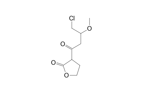 3-(4-chloro-3-methoxybutanoyl)oxolan-2-one