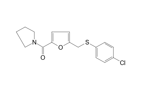 1-{5-{[(p-chlorophenyl)thio]methyl}-2-furoyl}pyrrolidine