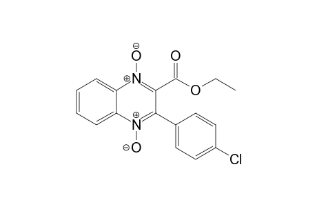 2-(CARBOETHOXY)-3-(4'-CHLORO)-PHENYLQUINOXALINE-1,4-DIOXIDE