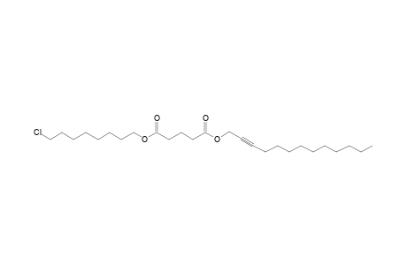 Glutaric acid, tridec-2-yn-1-yl 8-chlorooctyl ester