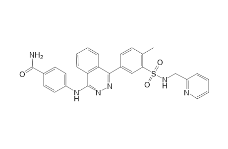 benzamide, 4-[[4-[4-methyl-3-[[(2-pyridinylmethyl)amino]sulfonyl]phenyl]-1-phthalazinyl]amino]-