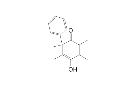 4-hydroxy-6-phenyl-2,3,5,6-tetramethyl-2,4-cyclohexadien-1-one