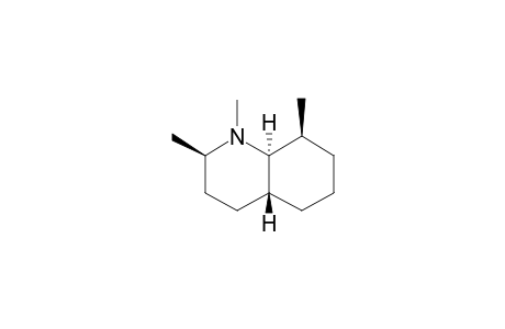 N,2-BETA,8-BETA-TRIMETHYL-TRANS-DECAHYDROQUINOLINE