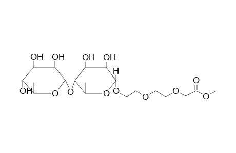 3,6-DIOXA-7-METHOXYCARBONYLHEPTYL 4-O-(ALPHA-L-RHAMNOPYRANOSYL)-ALPHA-L-RHAMNOPYRANOSIDE