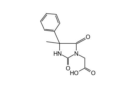 2,5-dioxo-4-methyl-4-phenyl-1-imidazolidineacetic acid