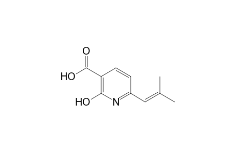 2-Hydroxy-6-(2-methylpropenyl)nicotinic acid