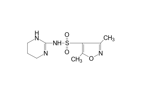 3,5-dimethyl-N-(1,4,5,6-tetrahydro-2-pyrimidinyl)-4-isoxazolesulfonamide