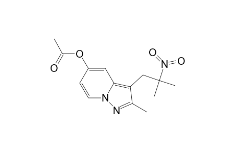 5-Acetoxy-2-methyl-3-(2-methyl-2-nitropropyl)pyrazolo[1,5-a]pyridine