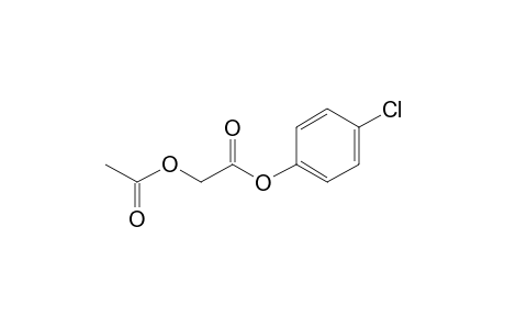 Acetoxyacetic acid, 4-chlorophenyl ester