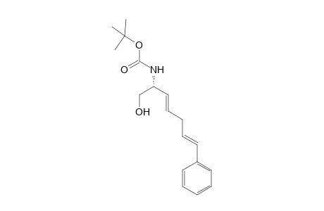 (R,E,E)-2-[(tert-Butylcarbonyl)amino]-7-phenyl-3,6-heptadien-1-ol