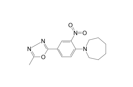 1-[4-(5-Methyl-[1,3,4]oxadiazol-2-yl)-2-nitro-phenyl]-azepane