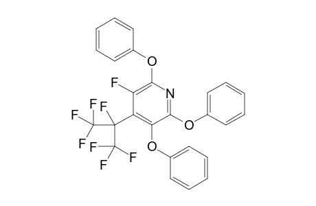 3-Fluoro-2,5,6-triphenoxy-4-[1,2,2,2-tetrafluoro-1-(trifluoromethyl)ethyl]pyridine