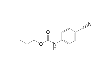 1-Propyl (4-cyanophenyl)carbamate