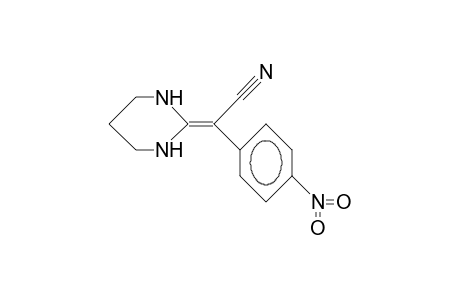 (2-HEXAHYDROPYRIMIDINYLIDENE)-(4-NITROPHENYL)-ACETONITRILE