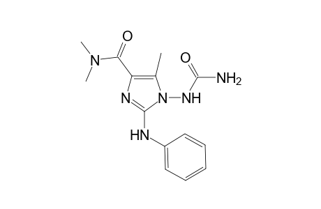 1-[(Aminocarbonyl)amino]-2-anilino-N,N,5-trimethyl-1H-imidazole-4-carboxamide