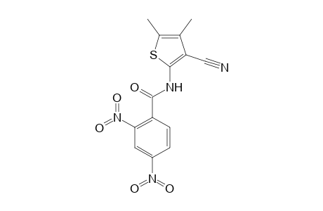 benzamide, N-(3-cyano-4,5-dimethyl-2-thienyl)-2,4-dinitro-