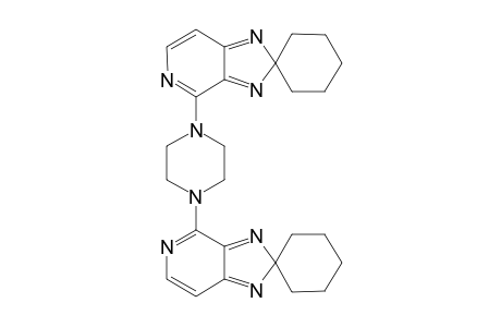 4',4"'-Piperazin-(1,4)-yl-dispiro[cyclohexane-1,2'H-imidazo[4,5-c]pyridine