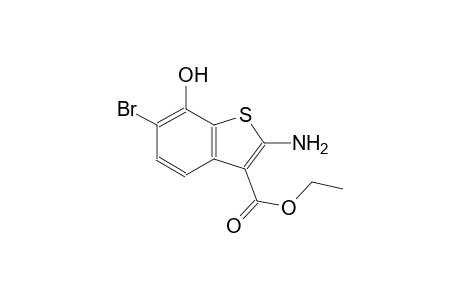 benzo[b]thiophene-3-carboxylic acid, 2-amino-6-bromo-7-hydroxy-, ethyl ester