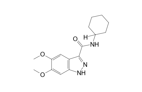 N-cyclohexyl-5,6-dimethoxy-1H-indazole-3-carboxamide