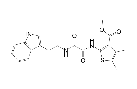 3-thiophenecarboxylic acid, 2-[[2-[[2-(1H-indol-3-yl)ethyl]amino]-1,2-dioxoethyl]amino]-4,5-dimethyl-, methyl ester