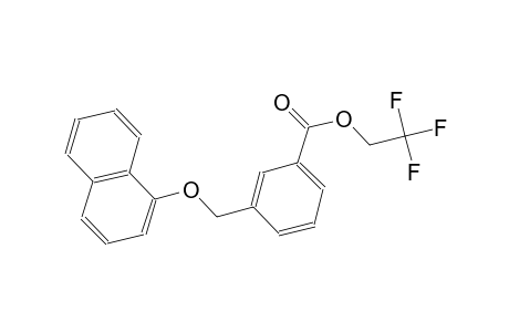 2,2,2-trifluoroethyl 3-[(1-naphthyloxy)methyl]benzoate