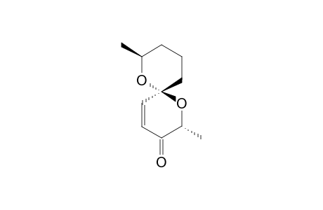 (2SR,6RS,8RS)-2,8-DIMETHYL-1,7-DIOXASPIRO-[5.5]-UNDEC-4-EN-3-ONE