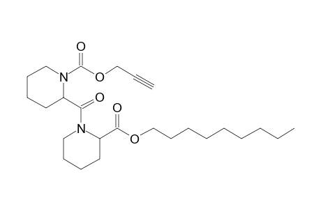 Pipecolylpipecolic acid, N-propargyloxycarbonyl-, nonyl ester