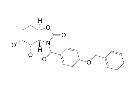 (3ar,4S,5R,7ar)-3-(4-Benzyloxybenzoyl)-4,5-dihydroxy-hexahydro-benzooxazol-2-one