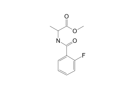 L-Alanine, N-(2-fluorobenzoyl)-, methyl ester