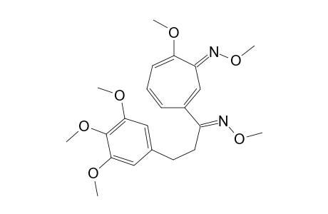 6-[1'-(Methoxyimino)-3'-(3'',4'',5''-trimethoxyphenyl)propyl]-1-methoxyimino-2-methoxycyclohepta-2,4,6-trienone