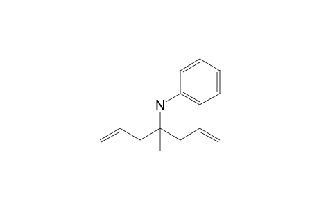 N-(1-Allyl-1-methyl-3-butenyl)-N-phenylamine