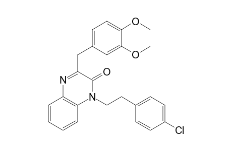 1-(p-chlorophenethyl)-3-veratryl-2(1H)-quinoxalinone