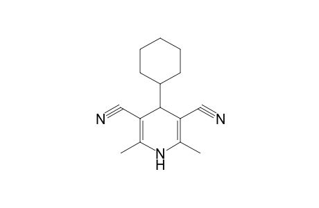 3,5-Pyridinedicarbonitrile, 4-cyclohexyl-1,4-dihydro-2,6-dimethyl-