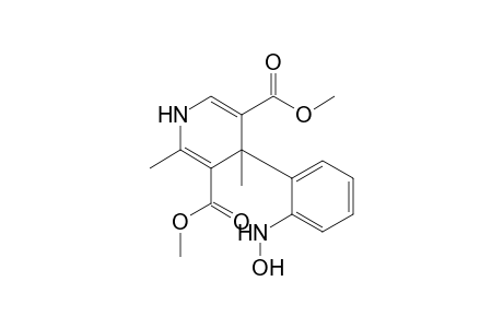 Dimethyl 1,4-dihydro-4,6-dimethyl-4-[2'-(hydroxylamino)phenyl]-pyridine-3,5-dicarboxylate