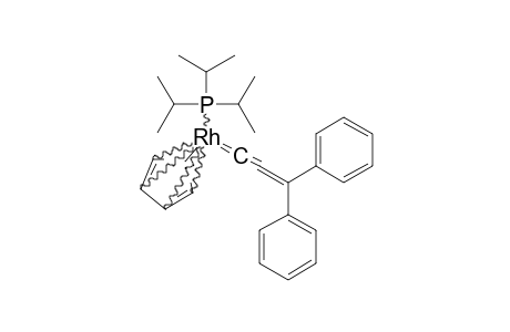 [(5-ETA-C5H5)RH(=C=C=CPH2)(P-(ISO-PROPYL)3)]