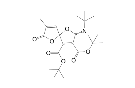 Di(tert-butyl) 2-[(tert-Butyl)imino]-8-methyl-7-oxo-1,6-dioxaspiro[4.4]nona-3,8-diene-3,4-dicarboxylate