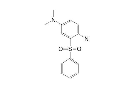 N1,N1-dimethyl-3-(phenylsulfonyl)benzene-1,4-diamine