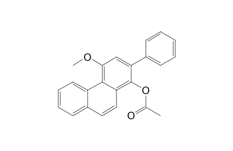 1-Acetoxy-2-phenyl-4-methoxyphenanthrene