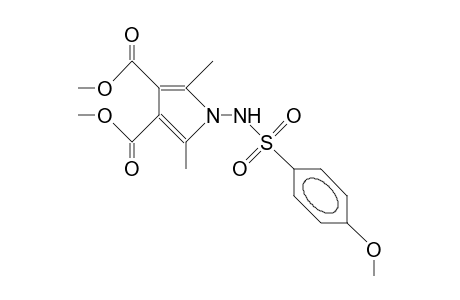 3,4-Dimethoxycarbonyl-1-(4-methoxy-phenyl)sulfonylamino-2,5-dimethyl-pyrrole