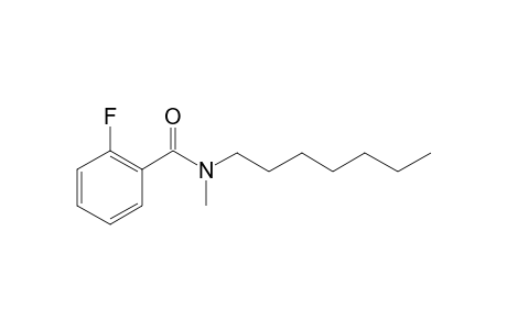 Benzamide, 2-fluoro-N-methyl-N-heptyl-