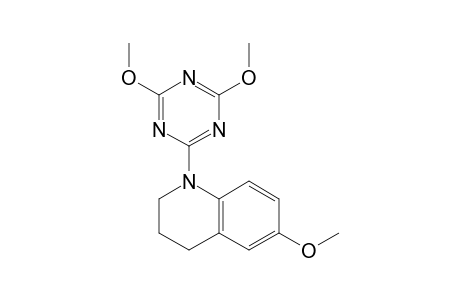 1-(4,6-dimethoxy-s-triazine-2-yl)-6-methoxy-1,2,3,4-tetrahydroquinoline