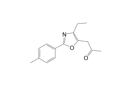 1-[4-Ethyl-2-(4-tolyl)-1,3-oxazol-5-yl]propan-2-one