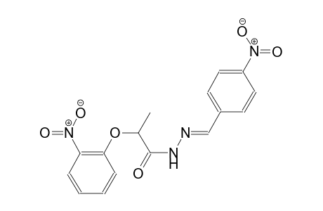 2-(2-nitrophenoxy)-N'-[(E)-(4-nitrophenyl)methylidene]propanohydrazide